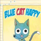 Blue Cat Happy